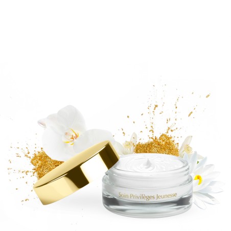 Organic face cream gold and hyaluronic acid care | Clairjoie